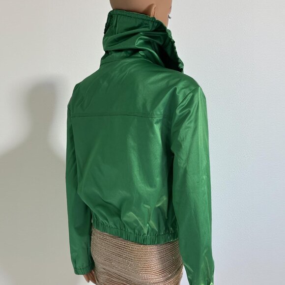 Kenneth Cole Reaction Green Satin Jacket size Small - Picture 4 of 4